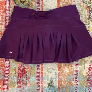 Lululemon Circuit Breaker Skirt Size 8 Purple